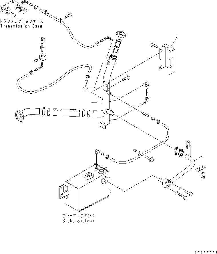 Part 550. BRAKE COOLING PIPING (TRANSMISSION TO BRAKE SYSTEM TANK) [H3511-05A1]