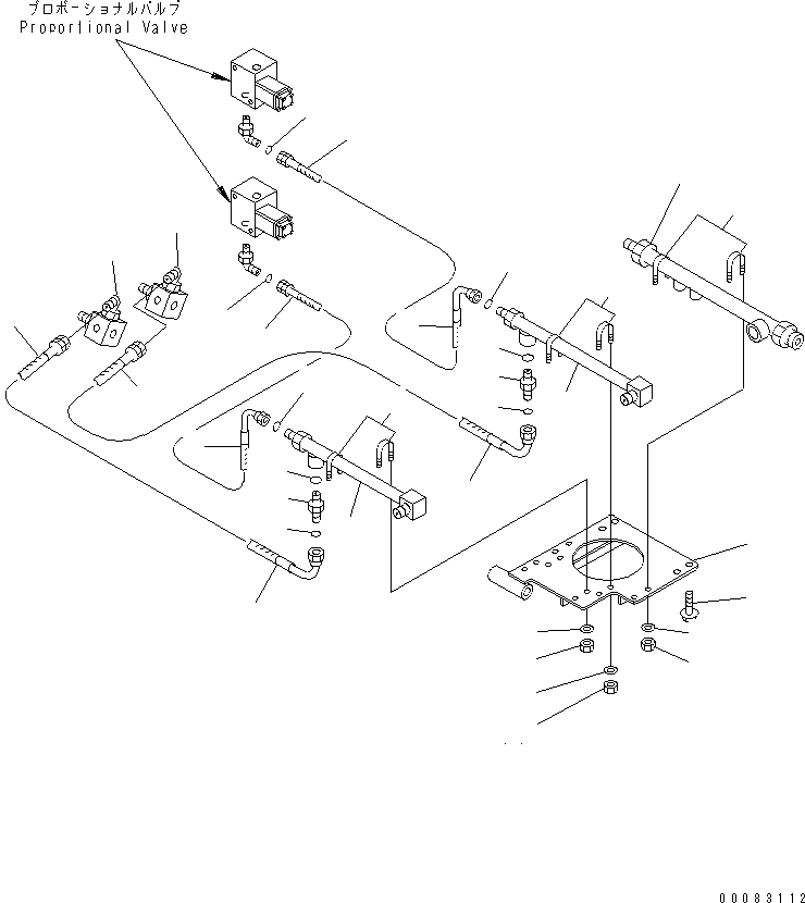 Part 740. BRAKE PIPING (FRONT AND REAR ACCUMULATOR LINE) [H3540-02A0]