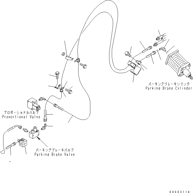 Part 760. BRAKE PIPING (PARKING BRAKE CYLINDER LINE) [H3540-04A0]