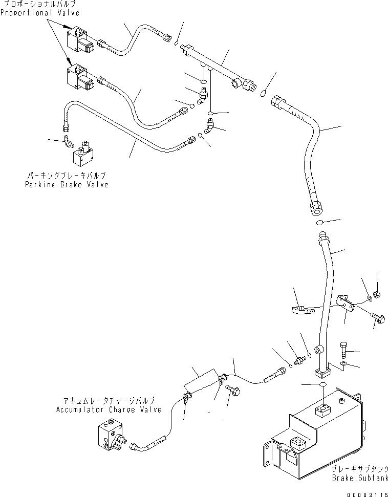 Part 770. BRAKE PIPING (RETURN LINE) [H3540-05A0]