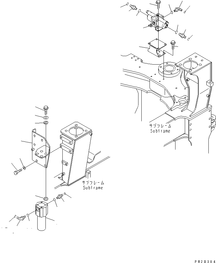 HM400-0E @@2B384@ RAKE CONTROL EQUIPMENT (FILTER AND SLACK ADJUSTER)