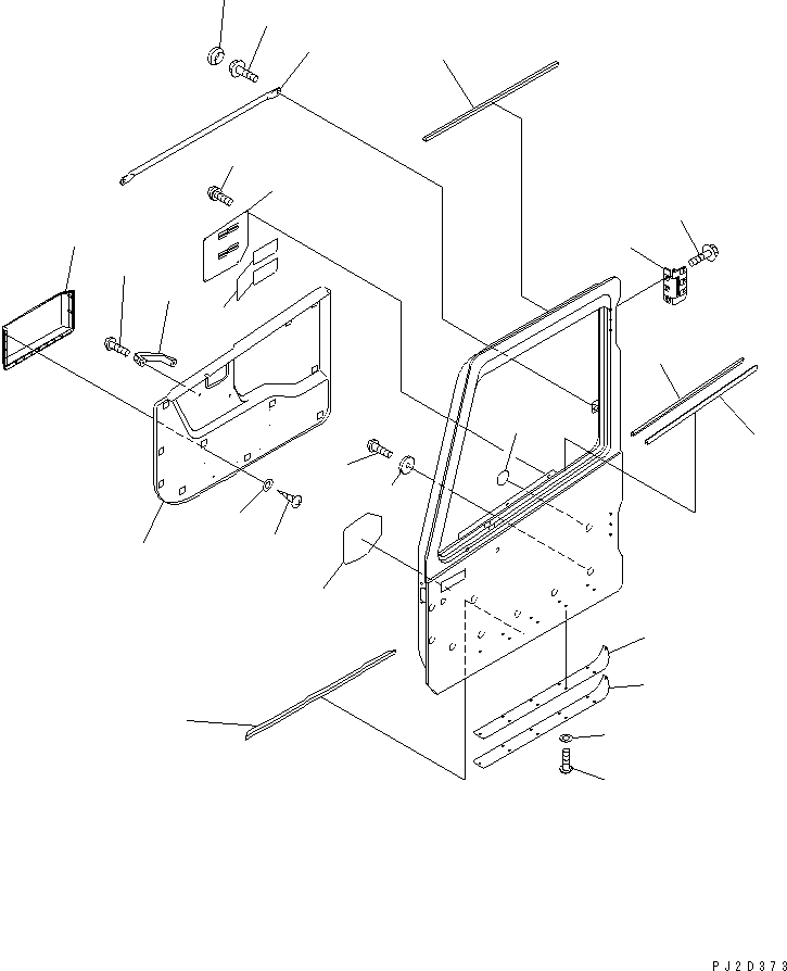 Part 80. CAB (L.H. DOOR) (ACCESSORY PARTS) [K0210-04A0]