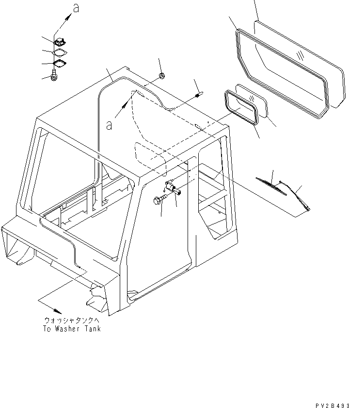 Part 140. CAB (REAR PARTS) [K0210-10A0]