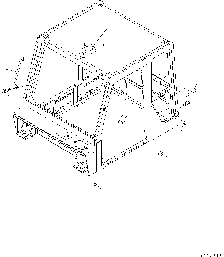 Part 220. CAB (CAB STAY AND BUSHING) [K0210-18A0]