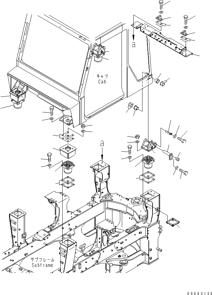 Part 240. CAB (MOUNTING PARTS) [K0220-01A0]