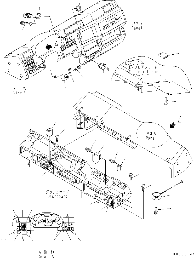 Part 600. CAB (INSTRUMENT PANEL) (ELECTRICAL SYSTEM) [K3210-03A0]