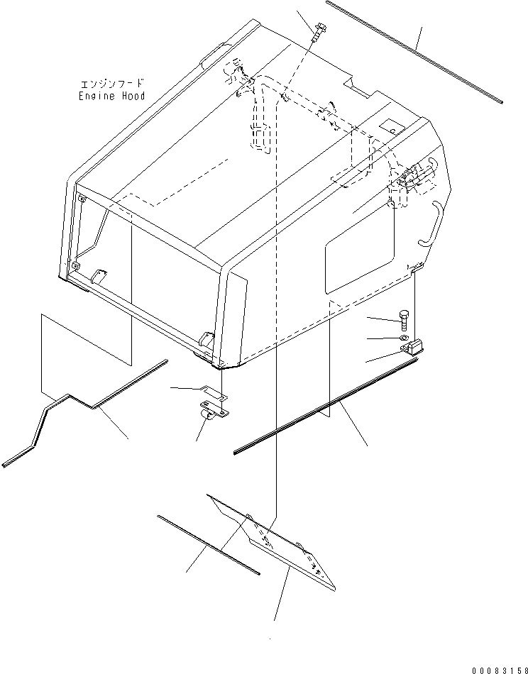 Part 40. ENGINE HOOD (SEAL) [M3141-04A0]