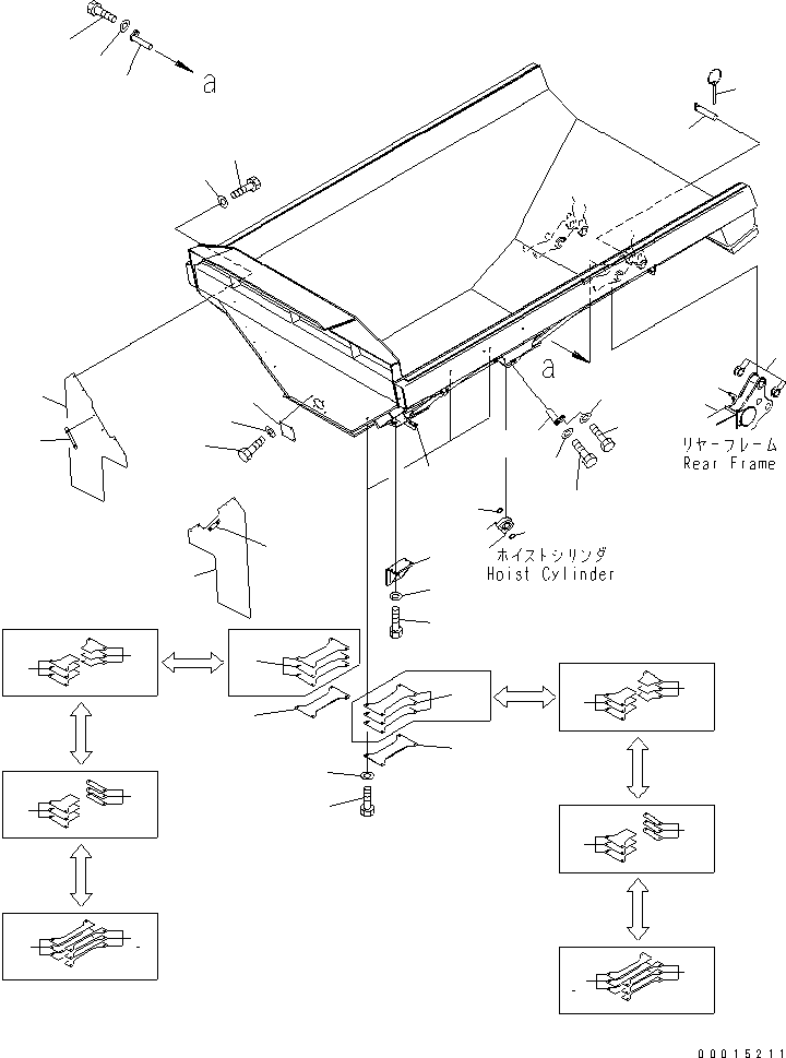 HM400-0E 00015211 ODY (ACCESSORY AND PARTS) (WITHOUT BODY HEATING)