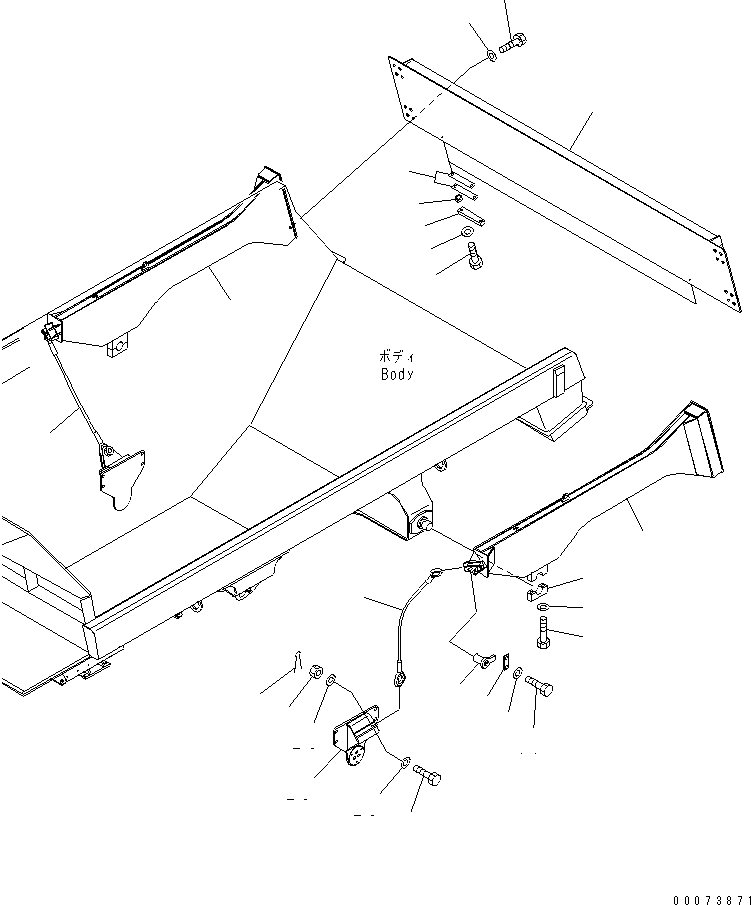 HM400-0E 00073871 AIL GATE