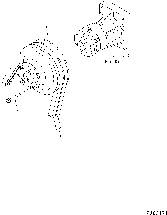 Part 500. FAN PULLEY AND V-BELT [A5050-A4D5]