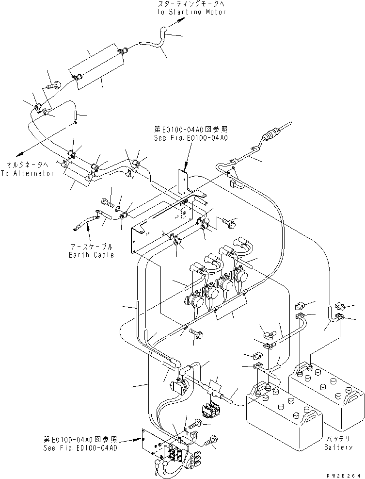 Part 30. BATTERY (WIRING)(#1001-1019) [E0100-02A0]