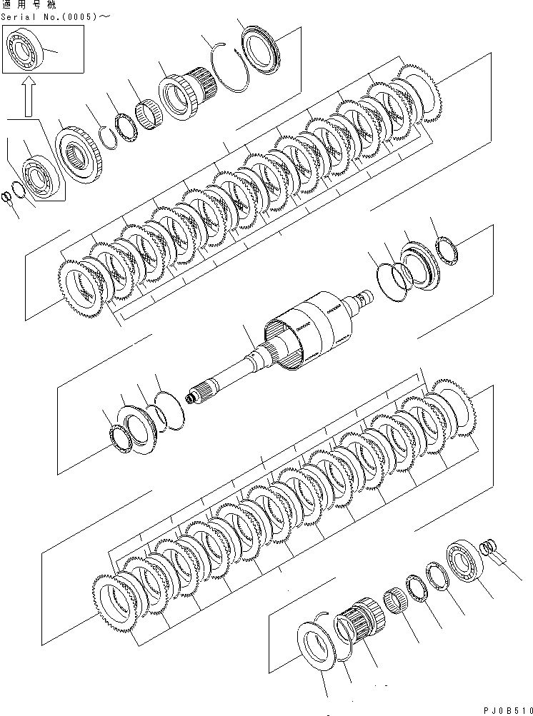 Part 70. TRANSMISSION (FOWARD LOW AND REVERSE)(#(1001-1076)) [F3300-52A0]