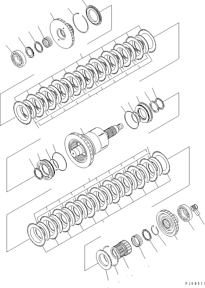 Part 90. TRANSMISSION (FOWARD HI AND 1ST)(#(1001-1076)) [F3300-53A0]