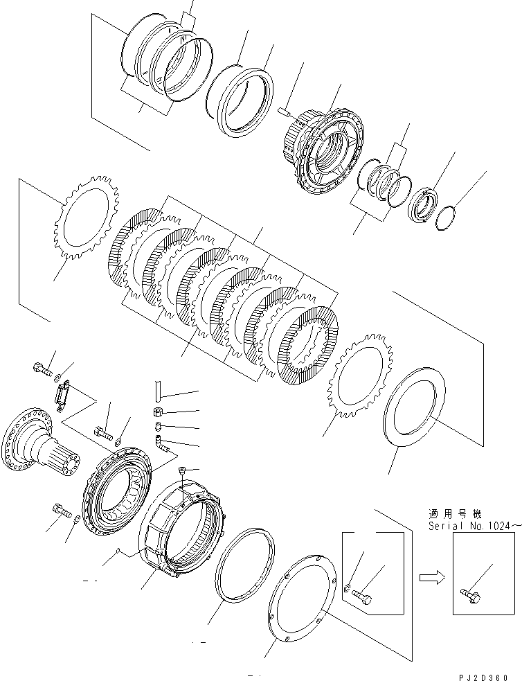 Part 680. CENTER AXLE (HUB)(#1001-1032) [F3450-07A0]