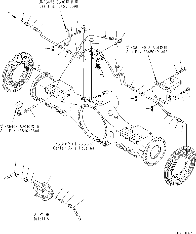 HM400-1R ENTER BRAKE PIPING(#1101-)