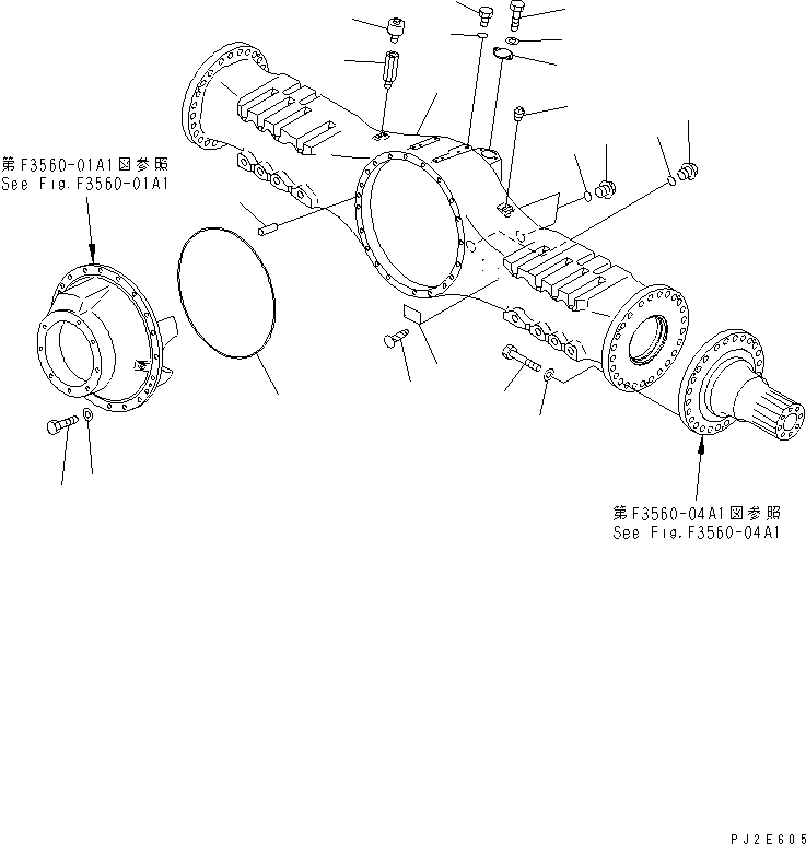 Part 1090. REAR AXLE (HOUSING AND RELATED PARTS) (LIMITED SLIP DIF.)(#1033-.) [F3560-07A1]