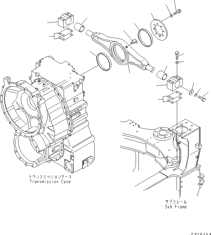 HM400-1R RANSMISSION MOUNTING