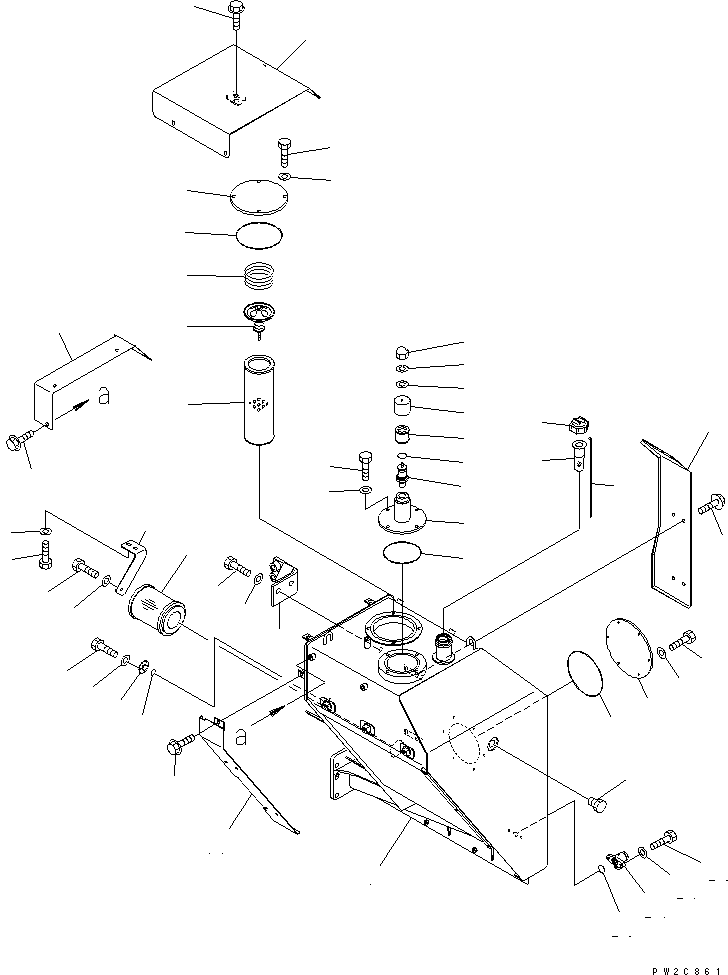 HM400-1R YDRAULIC TANK