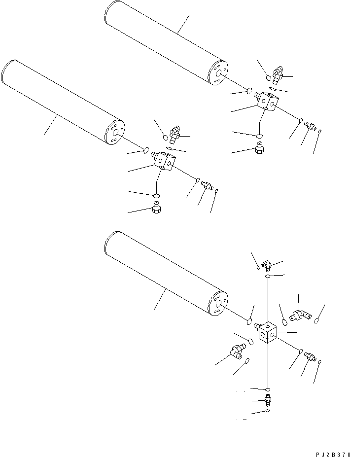 HM400-1R CCUMULATOR AND CONNECTING PARTS