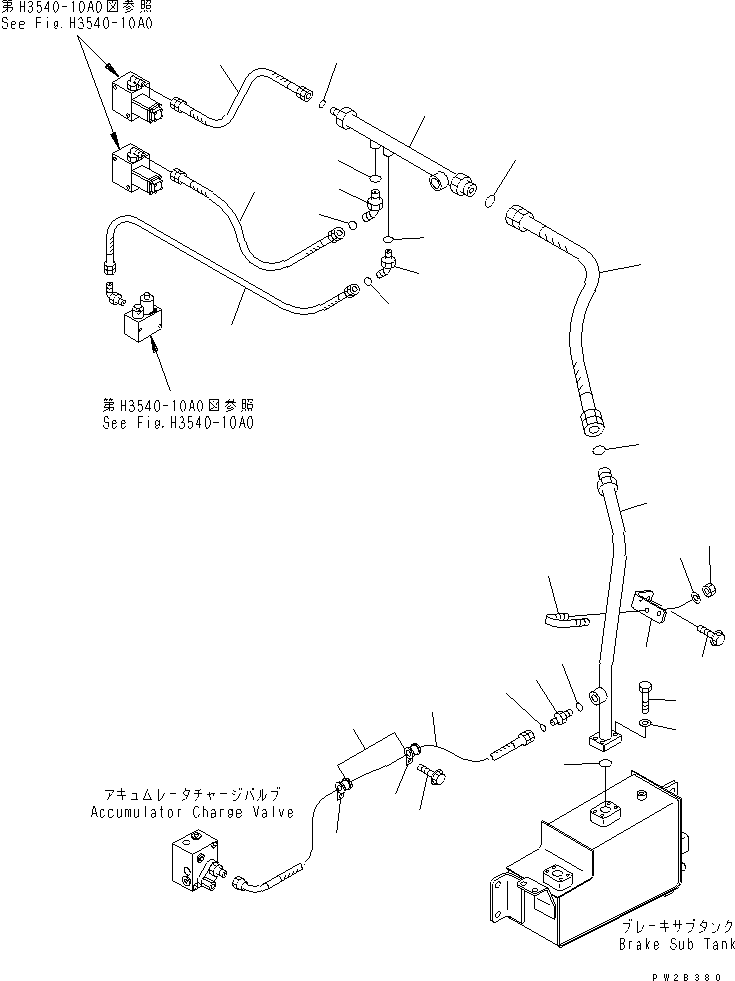 Part 650. BRAKE PIPING (RETURN LINE) [H3540-05A0]