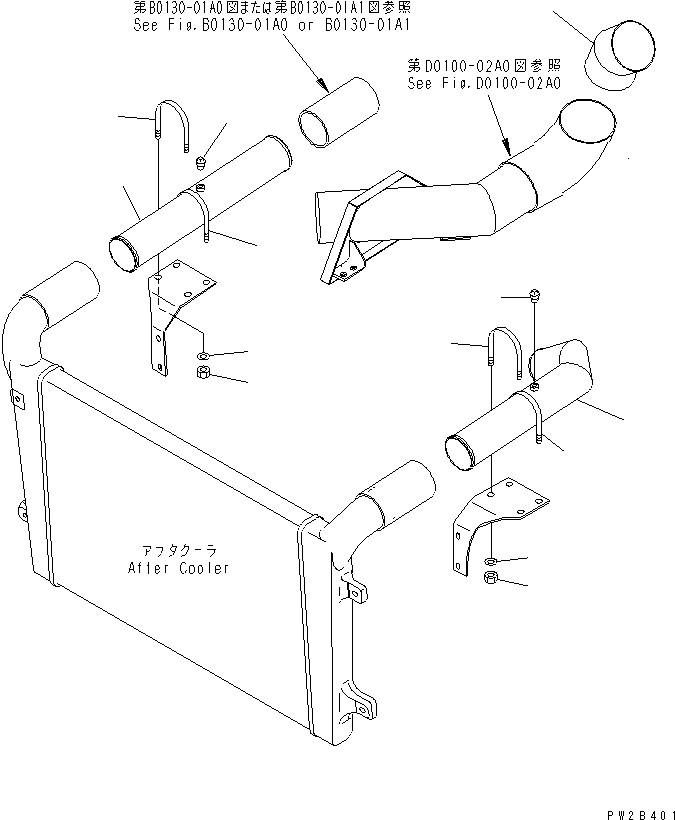 HM400-1R IR INTAKE (PIPING)