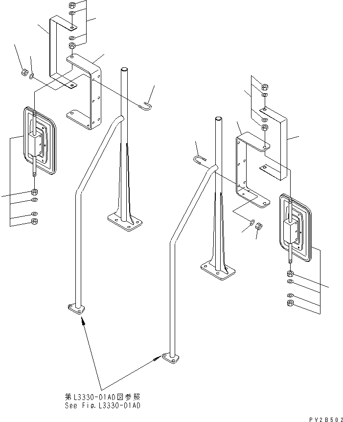 HM400-1R IDE MIRROR