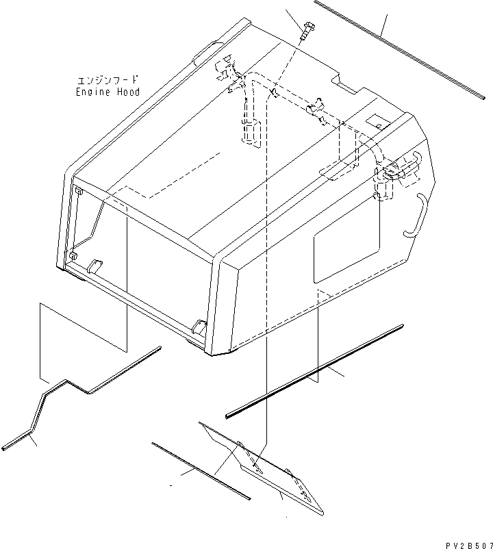 Part 70. SEAL (FOR ENGINE HOOD) [M3141-04A0]