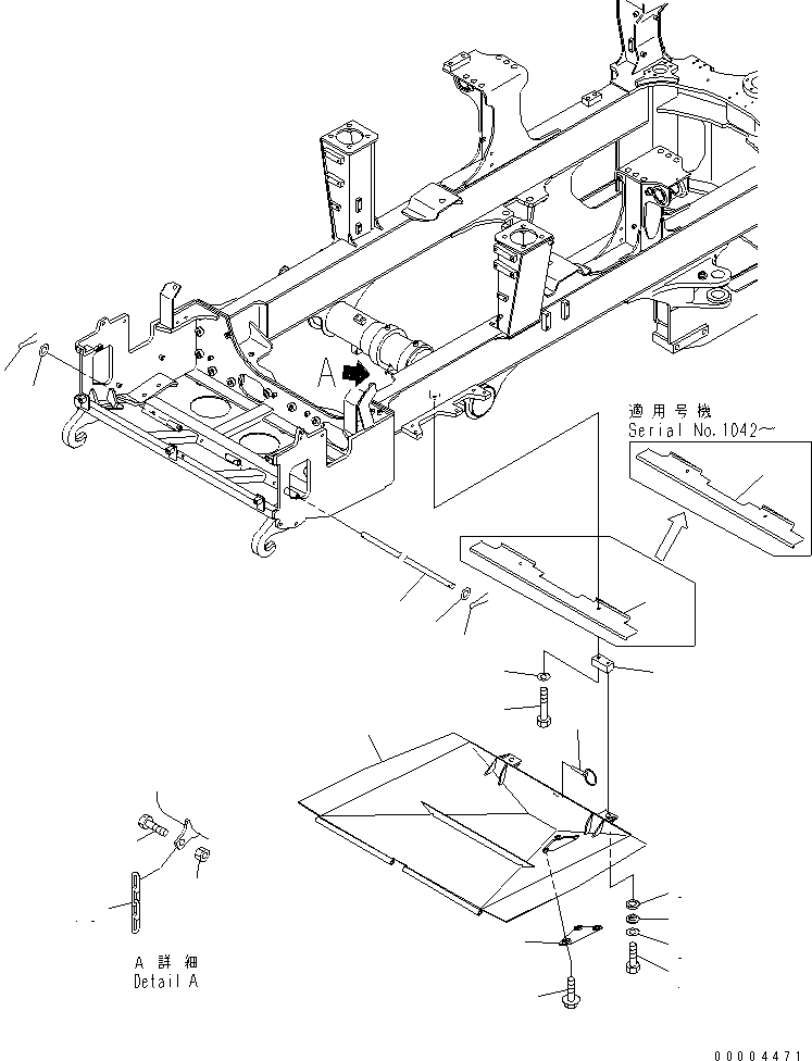 Part 310. ENGINE UNDER GUARD(#1033-) [M3810-01A0A]