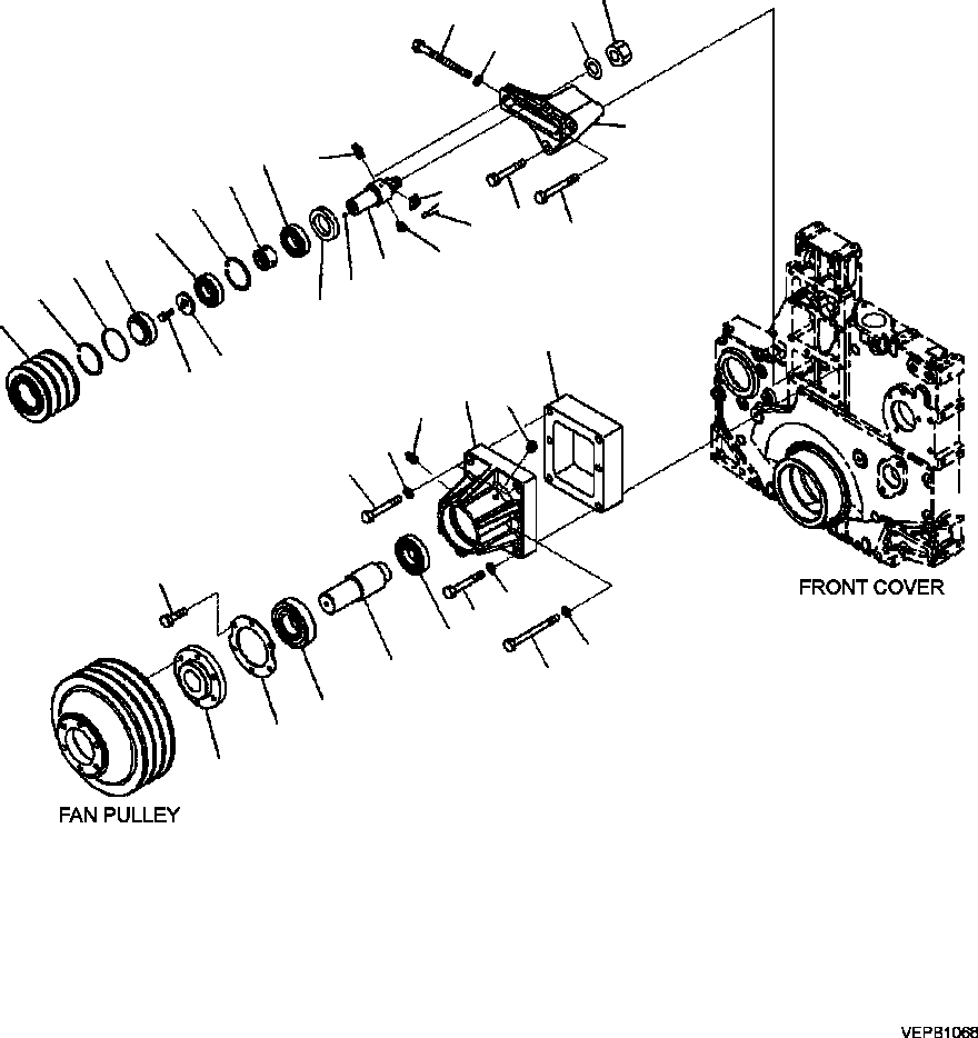 Part |$148. COOLING FAN MOUNTING [A5120-B8A1]