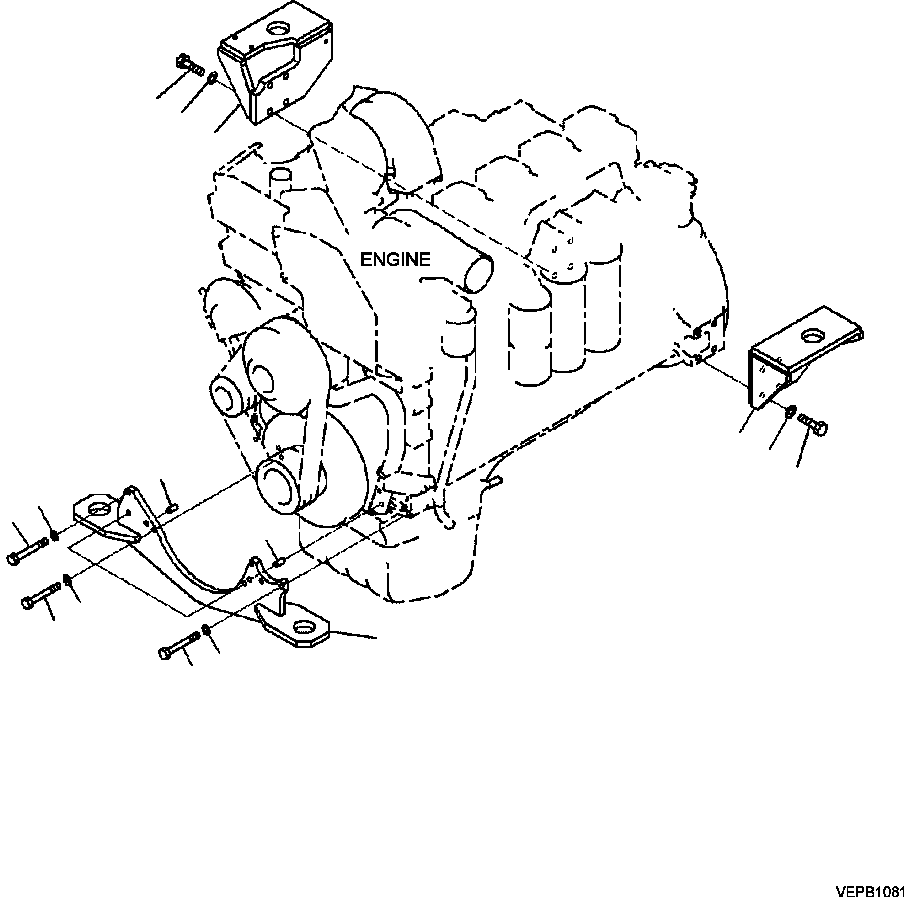 Part |$204. ENGINE LIFTING BRACKETS [A8109-B8A1]