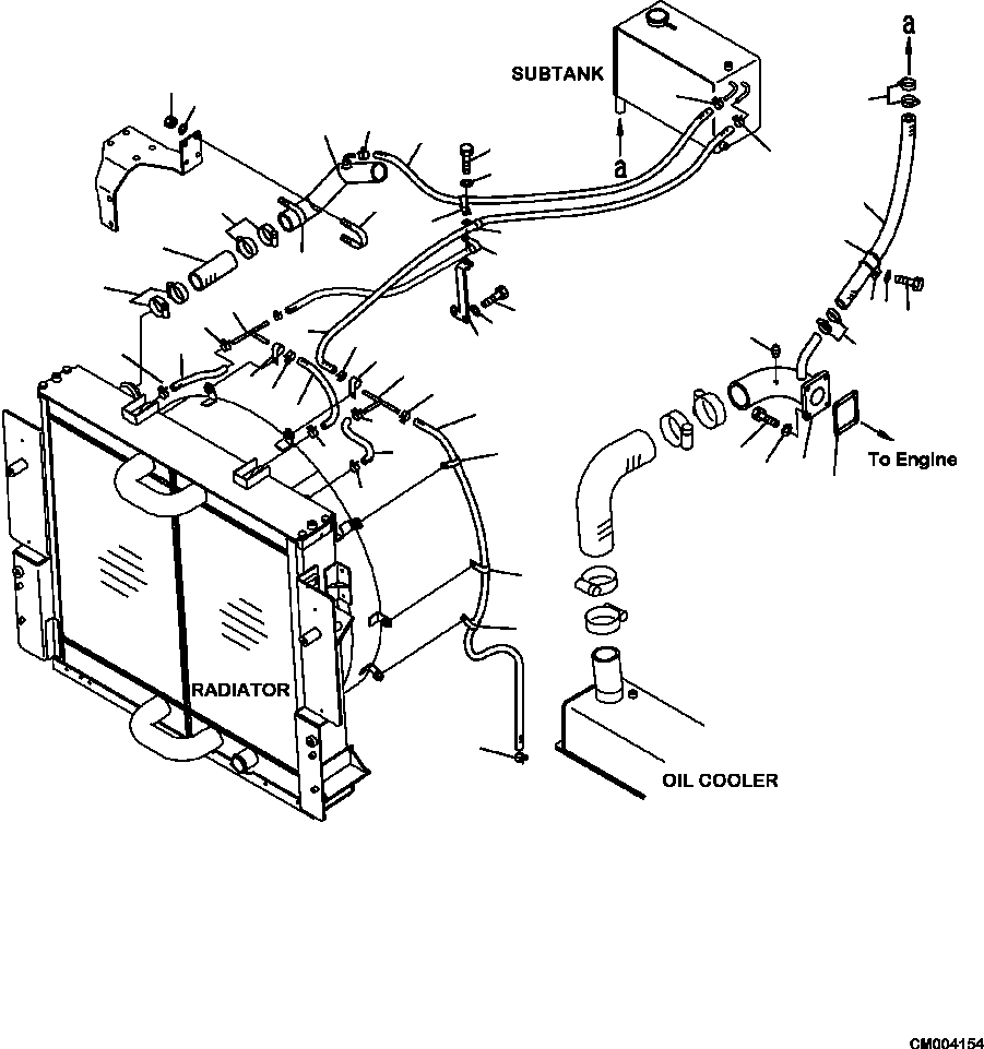 Part |$12. COOLANT PIPING RADIATOR COOLANT LINES [C0120-01A0]