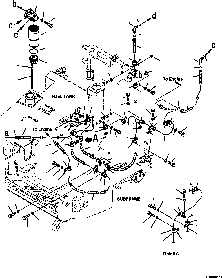 Part |$10. PIPING FUEL SUPPLY LINES [D0200-01A0]