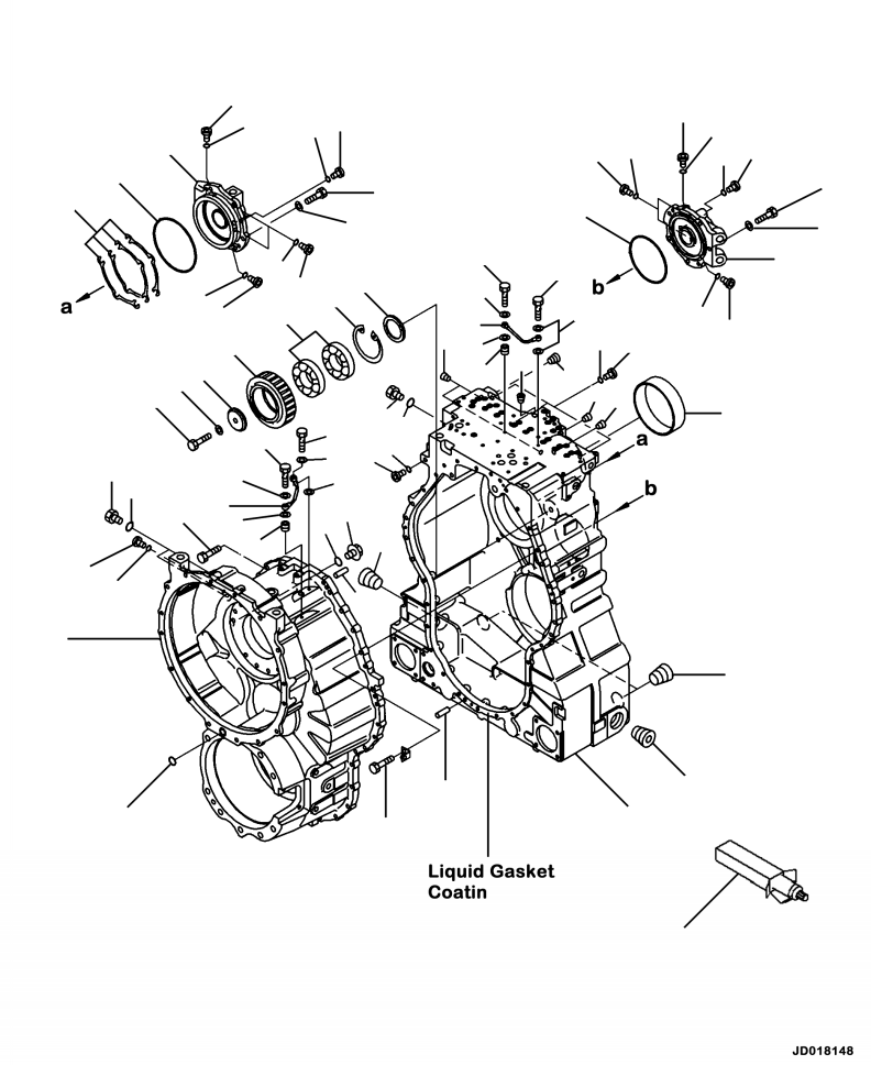 Part |$8. TRANSMISSION CASE (FRONT AND REAR) [F3300-51A0]