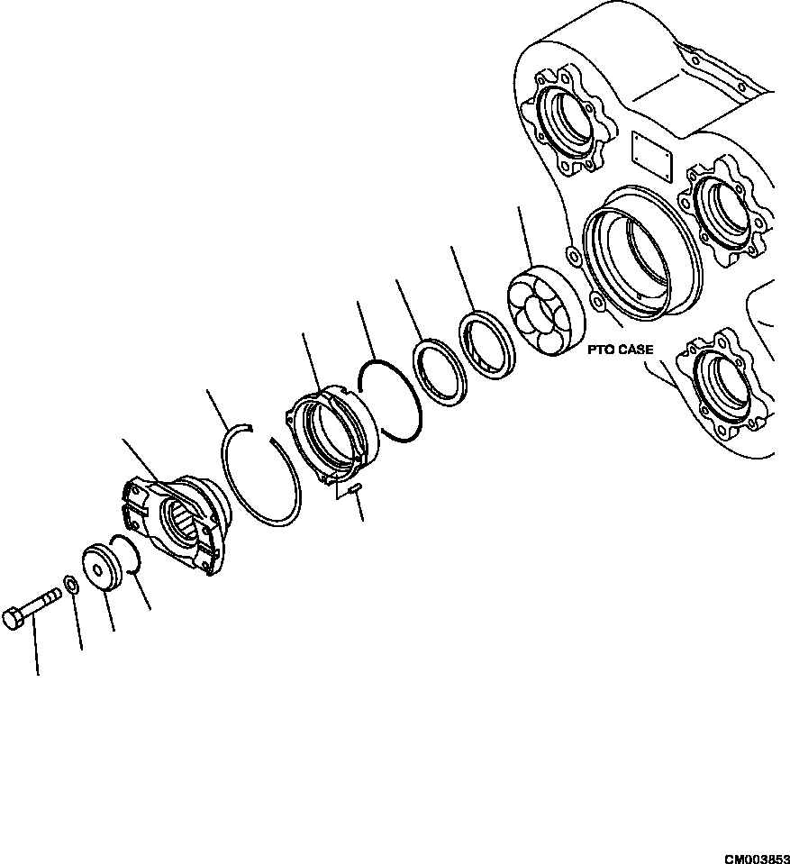 Part |$16. TRANSMISSION INPUT COUPLING [F3300-55A0]