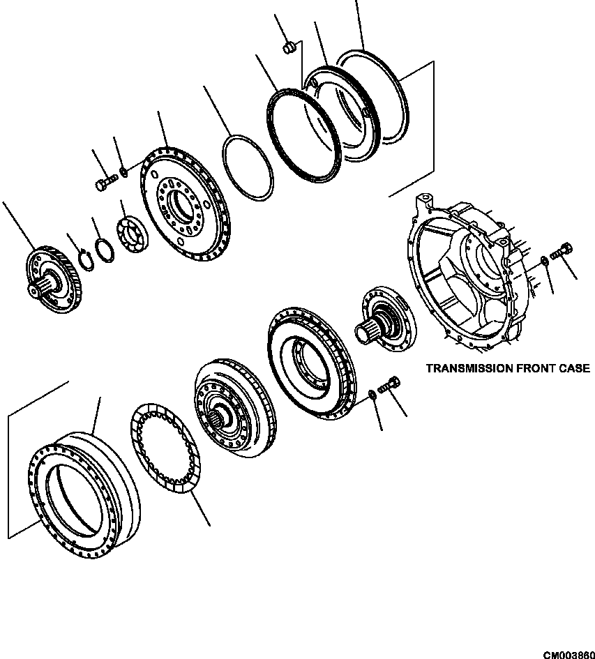 Part |$36. TRANSMISSION DRIVE CASE [F3300-65A0]