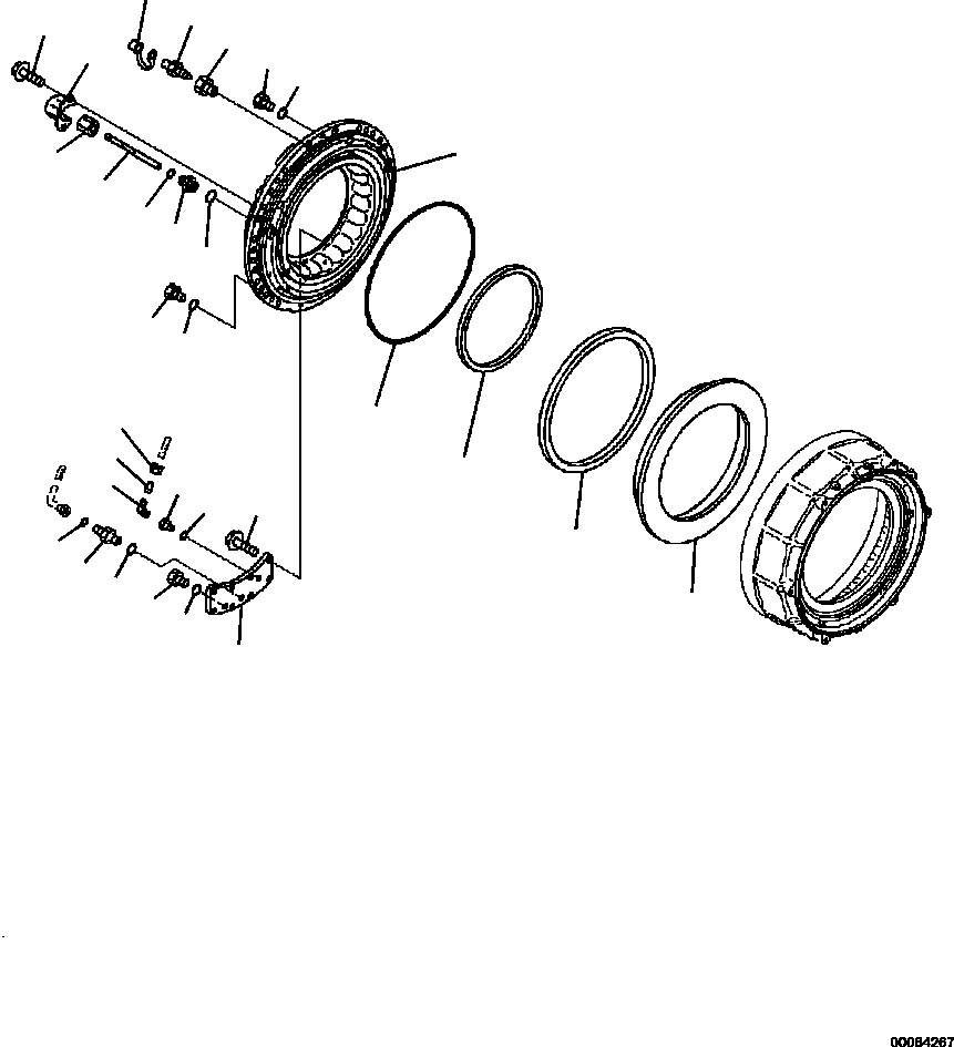 Part |$58. FINAL DRIVE AND BRAKE BRAKE CYLINDER - R.H. FRONT [F3360-07A0]