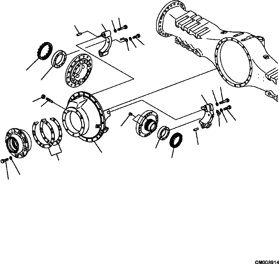 Part |$130. REAR AXLE CARRIER ASSEMBLY [F3560-01A0]