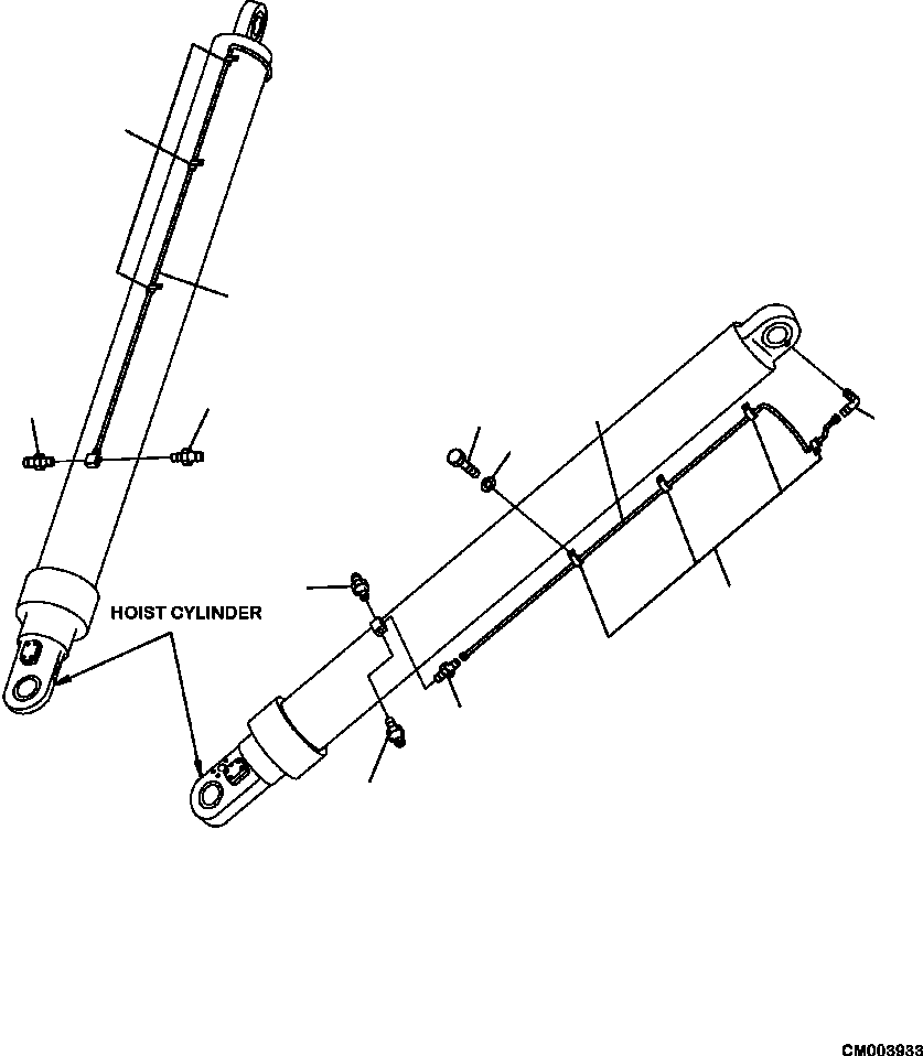 Part |$156. LUBRICATION HOIST CYLINDER LINES [F3720-01A0]