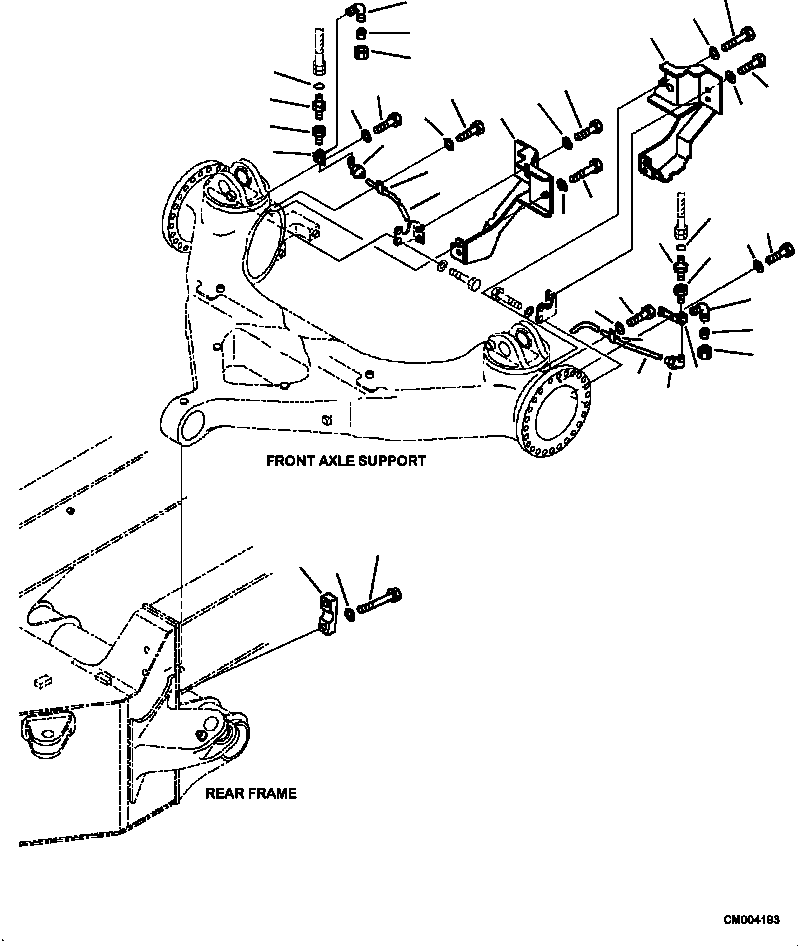 Part |$162. FRONT AXLE SUPPORT (2/2) [F3820-02A0]