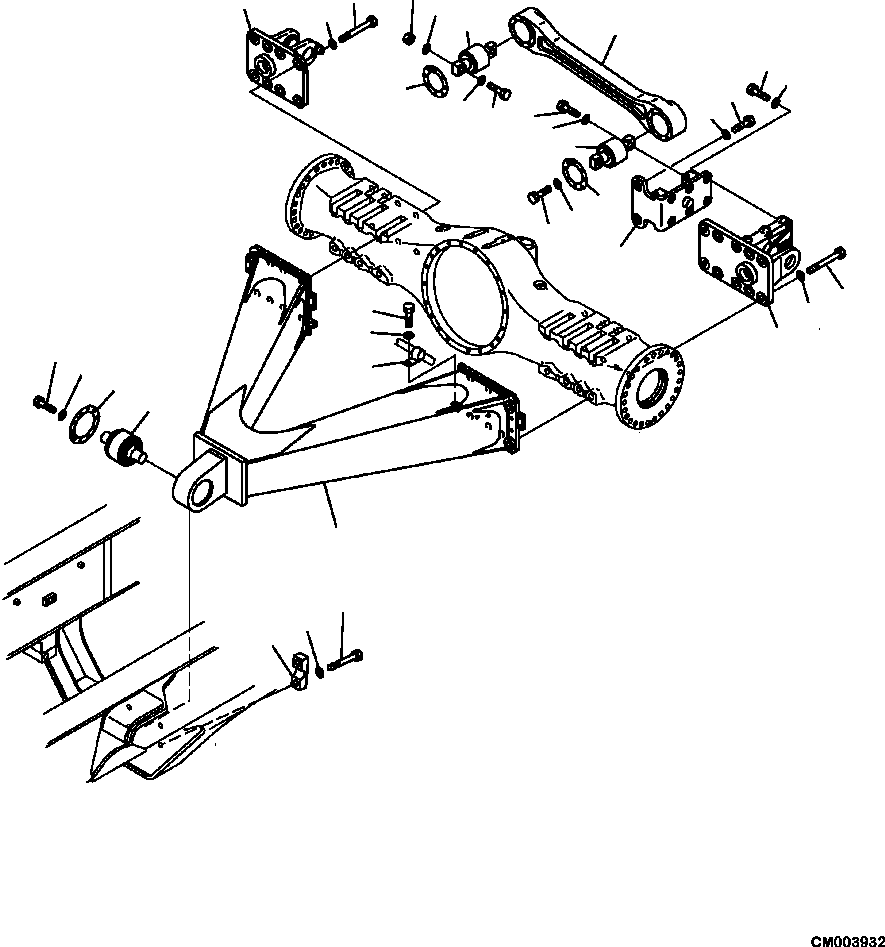 Part |$166. REAR AXLE SUPPORT [F3860-01A0]