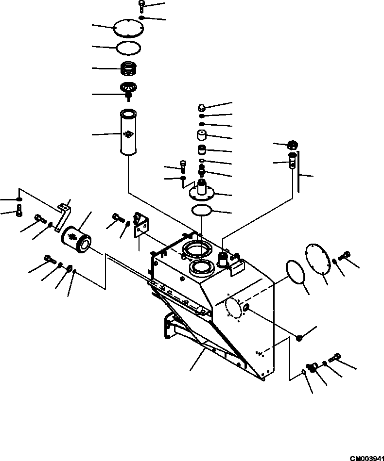 Part |$14. HYDRAULIC TANK COMPLETE ASSEMBLY [H0150-02A0]