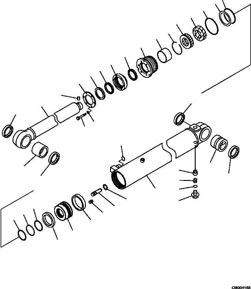 Part |$86. CYLINDER ASSEMBLY STEERING, L.H. [H3410-08A1]