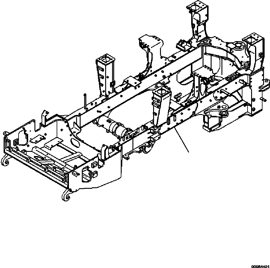 HM400-AE 00084401 3125-01A0 FRONT FRAME