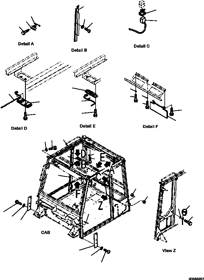 Part |$22. CAB ACCESSORY [K0200-11B0]