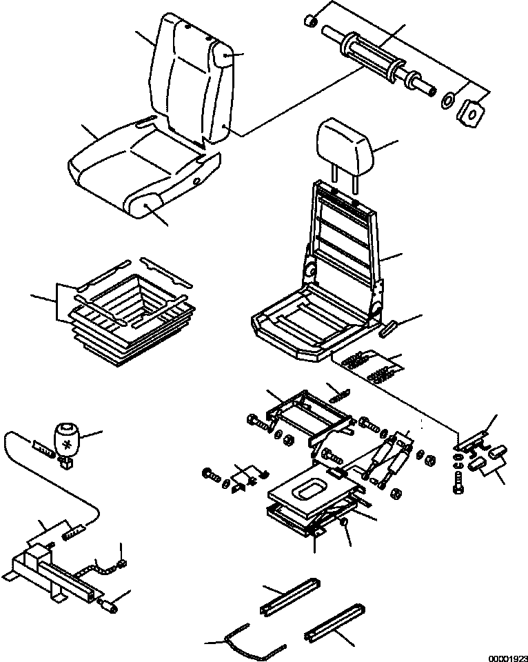 Part |$84. OPERATOR SEAT COMPLETE ASSEMBLY [K0200-41B0]