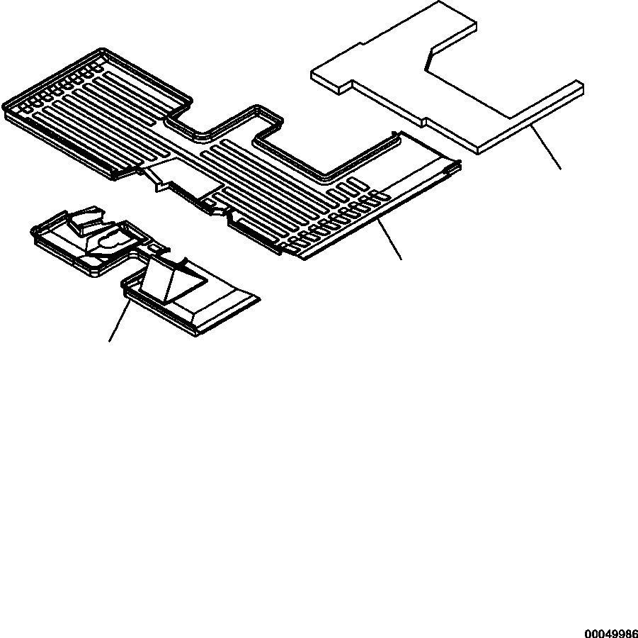 HM400-AE 00049986 0310-01A0 FLOOR MAT