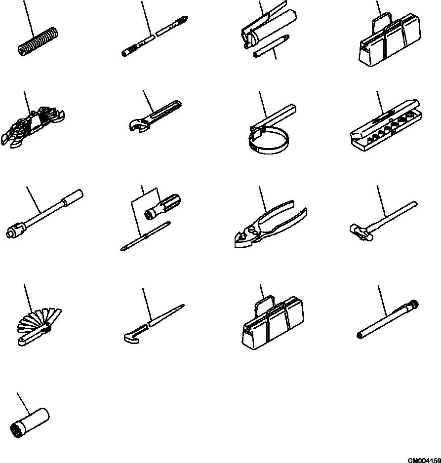 HM400-AE CM004159 0300-01A0 TOOL 1