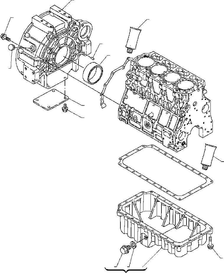 Part |$10. FLYWHEEL HOUSING AND OIL SUMP [A0221-01A0]