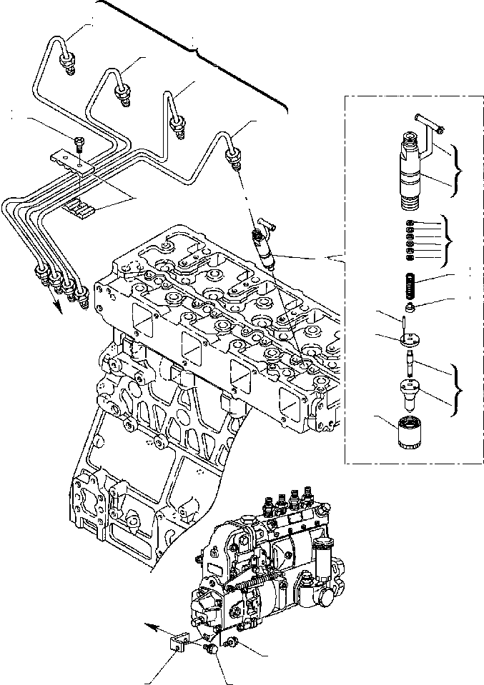 WB1402N RXB02870 IG. A0426-01A0 FUEL INJECTION VALVE - TURBO ENGINE