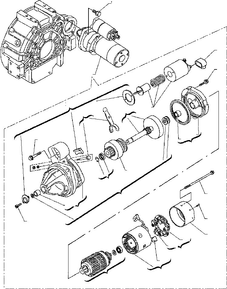 Part |$26. STARTING MOTOR [A0611-01A0]